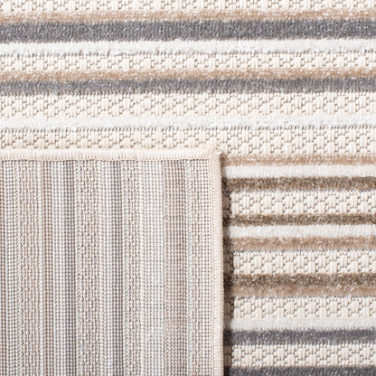 Tapis de patio imperméable à rayures SAFAVIEH Cabana Gafia pour intérieur/extérieur