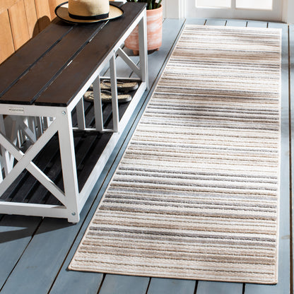 Tapis de patio imperméable à rayures SAFAVIEH Cabana Gafia pour intérieur/extérieur
