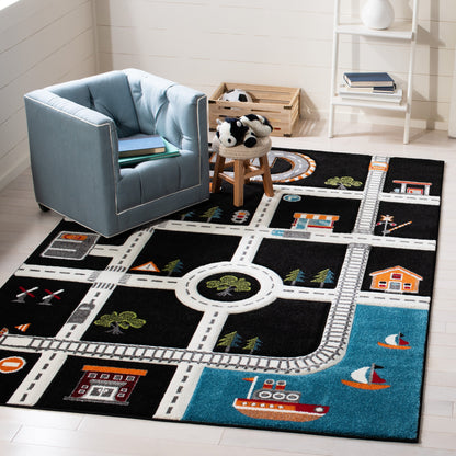 Tapis de route pour enfants SAFAVIEH Carousel Kids Riemy Neighborhood