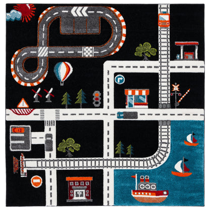 Tapis de route pour enfants SAFAVIEH Carousel Kids Riemy Neighborhood