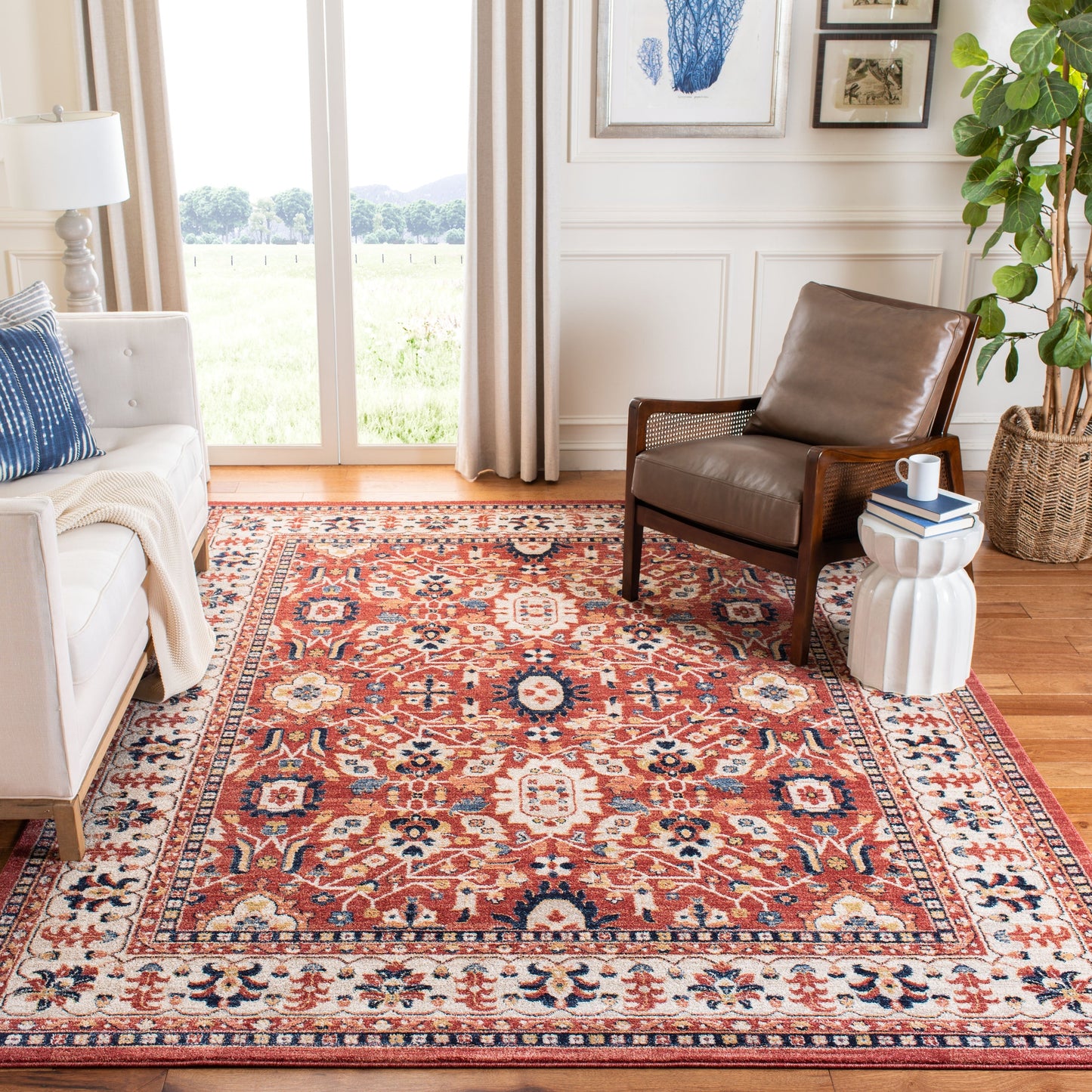 Tapis oriental bohème vintage Charleston Svantje de SAFAVIEH