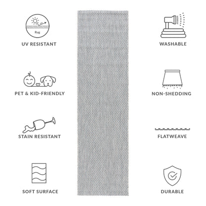 Tapis de patio/jardin imperméable SAFAVIEH Courtyard Begajeta pour intérieur/extérieur.