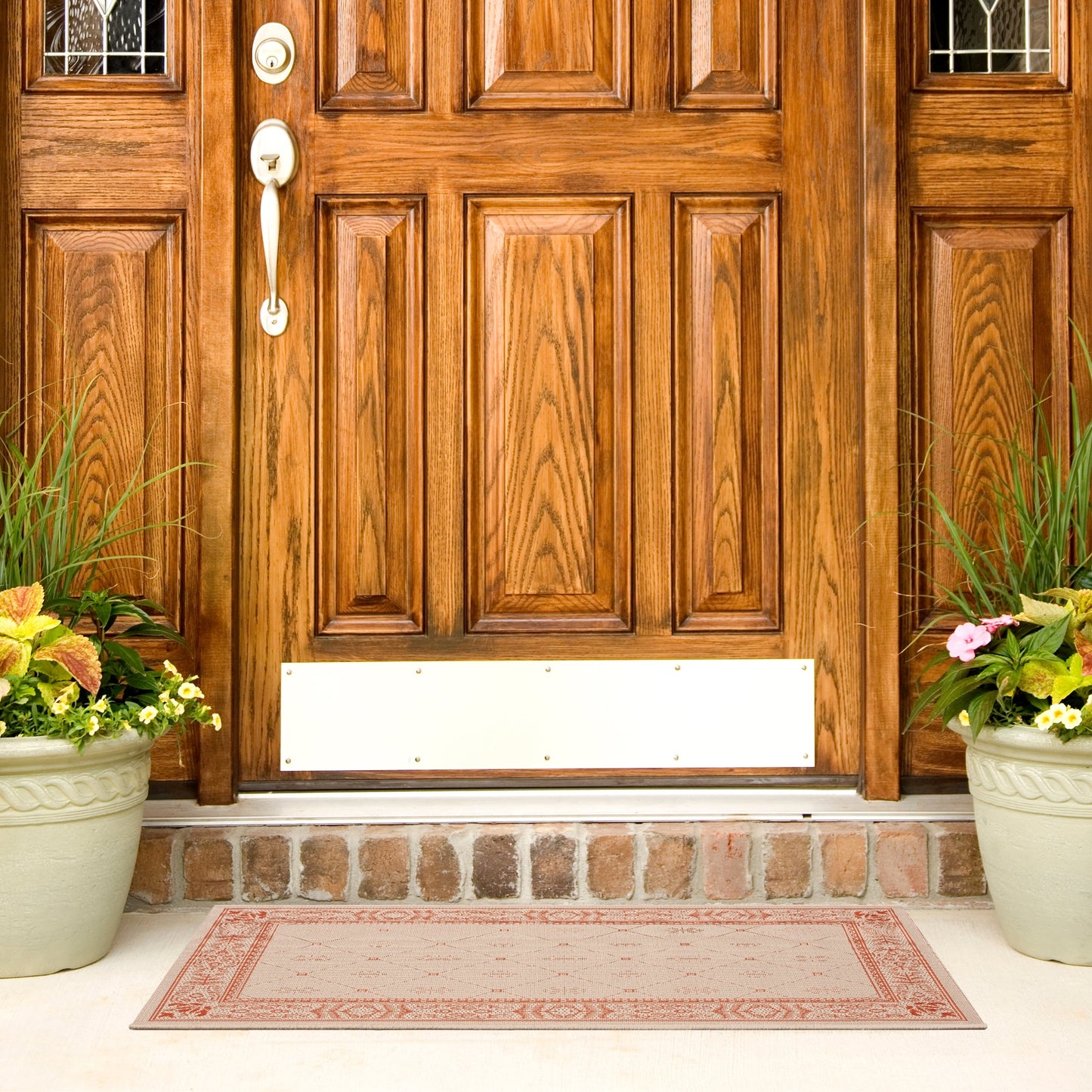 Tapis de jardin imperméable SAFAVIEH Courtyard Hendrina pour intérieur/extérieur