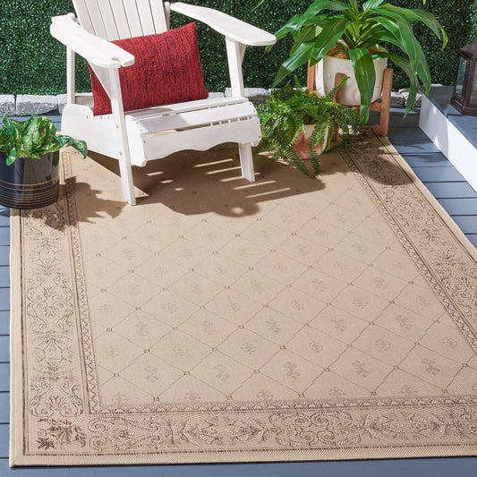 Tapis de jardin imperméable SAFAVIEH Courtyard Hendrina pour intérieur/extérieur