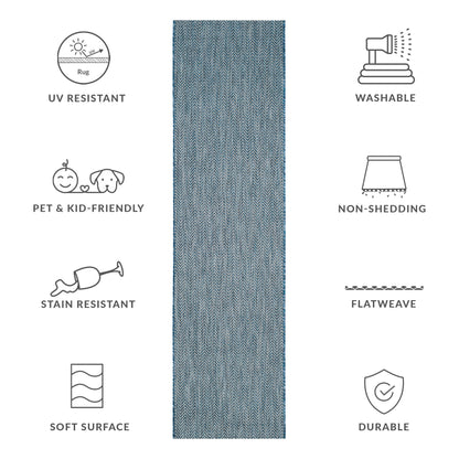 Tapis de jardin imperméable SAFAVIEH Courtyard Ilmur pour intérieur/extérieur