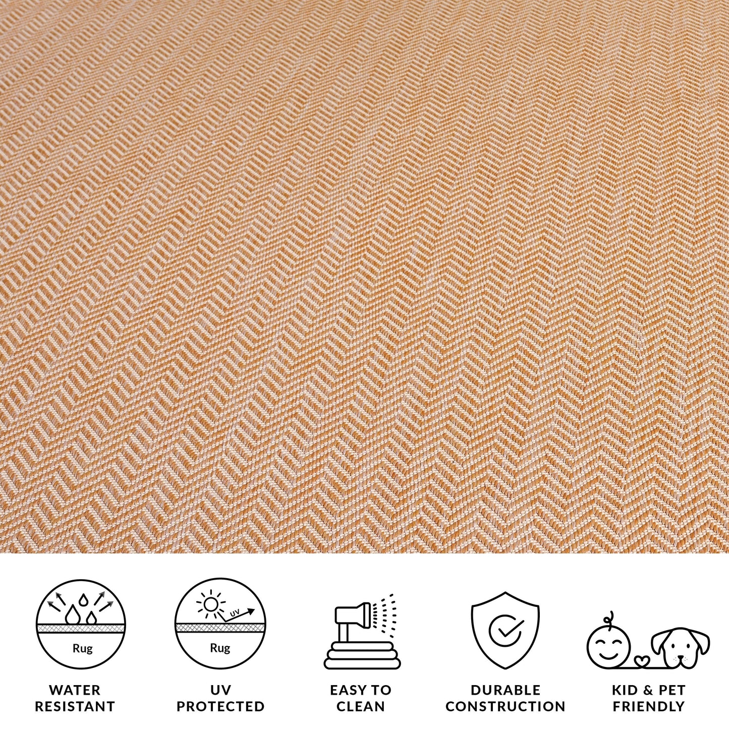 Tapis de jardin imperméable SAFAVIEH Courtyard Ilmur pour intérieur/extérieur