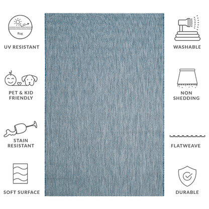 Tapis de jardin imperméable SAFAVIEH Courtyard Ilmur pour intérieur/extérieur