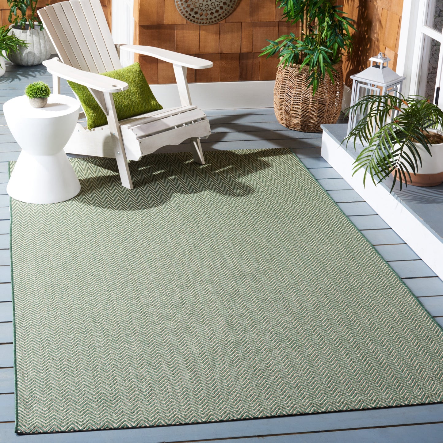 Tapis de jardin imperméable SAFAVIEH Courtyard Ilmur pour intérieur/extérieur