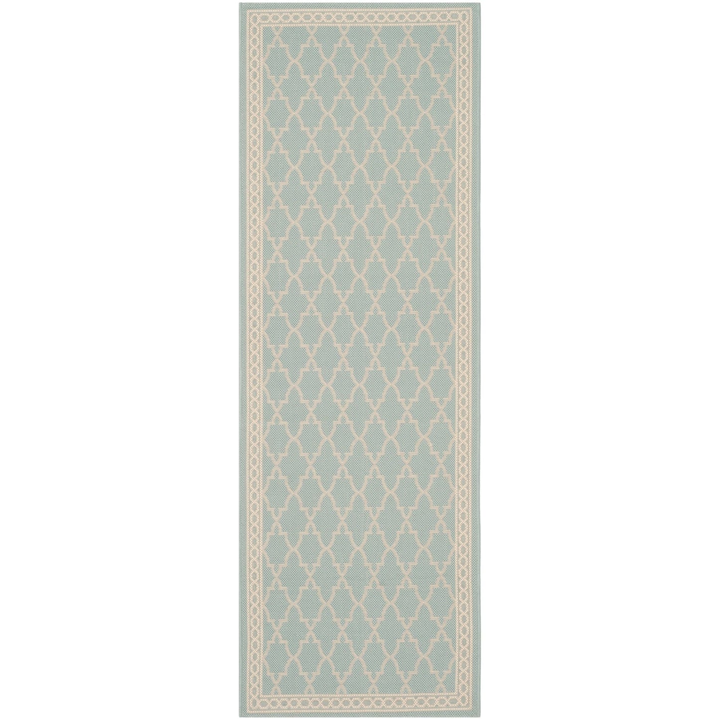 Tapis de jardin imperméable SAFAVIEH Courtyard Janell Trellis pour terrasse ou jardin