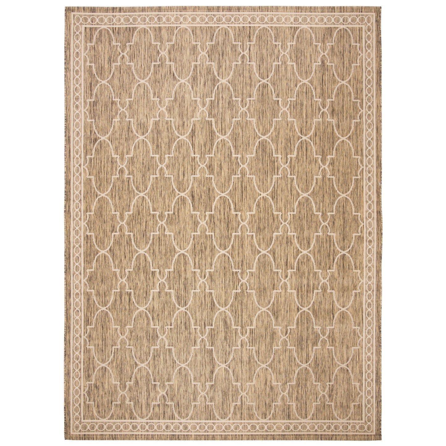 Tapis de jardin imperméable SAFAVIEH Courtyard Janell Trellis pour terrasse ou jardin