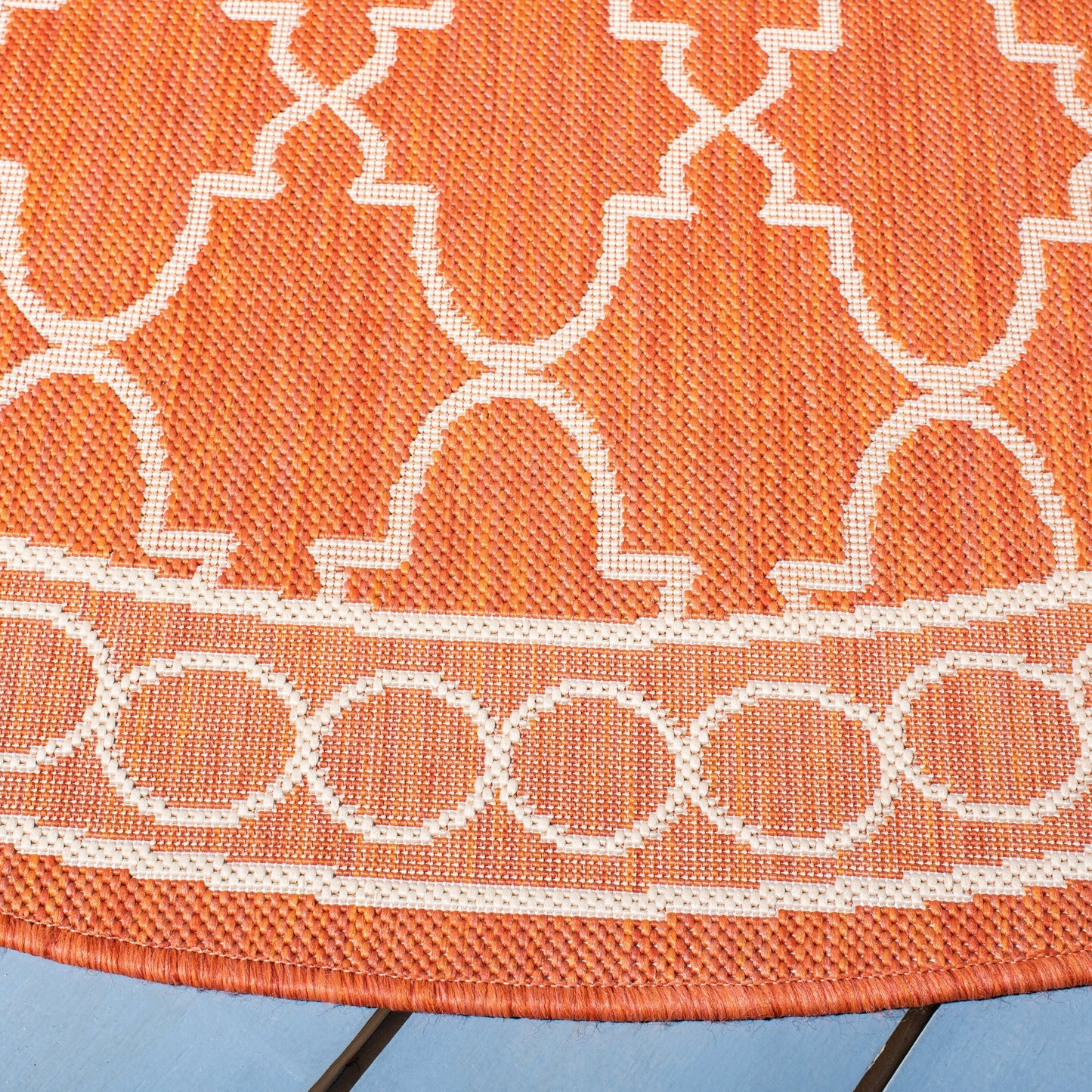 Tapis de jardin imperméable SAFAVIEH Courtyard Janell Trellis pour terrasse ou jardin