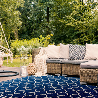 Tapis de jardin/terrasse imperméable SAFAVIEH Courtyard Kristelle