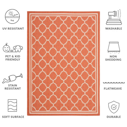 Tapis de jardin/terrasse imperméable SAFAVIEH Courtyard Kristelle