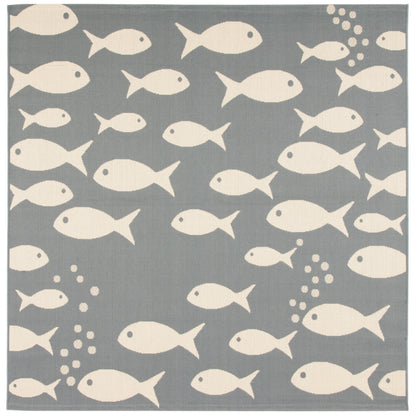 Tapis de jardin SAFAVIEH Courtyard Ragne pour intérieur/extérieur, imperméable, terrasse ou jardin.