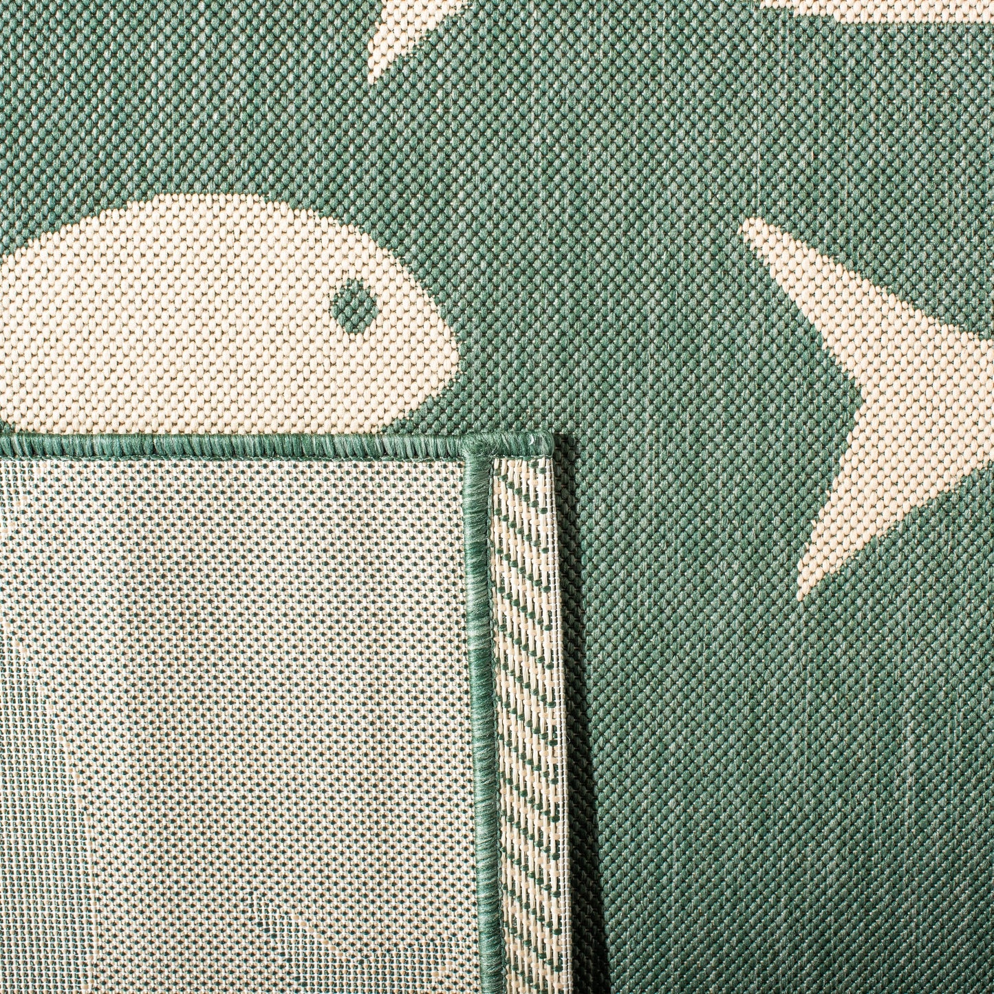 Tapis de jardin SAFAVIEH Courtyard Ragne pour intérieur/extérieur, imperméable, terrasse ou jardin.