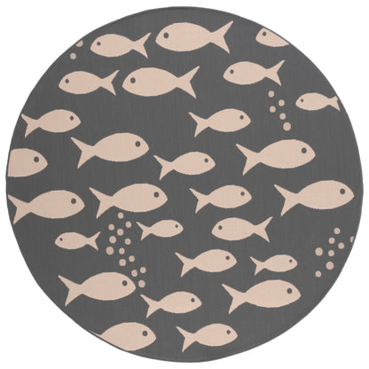 Tapis de jardin SAFAVIEH Courtyard Ragne pour intérieur/extérieur, imperméable, terrasse ou jardin.