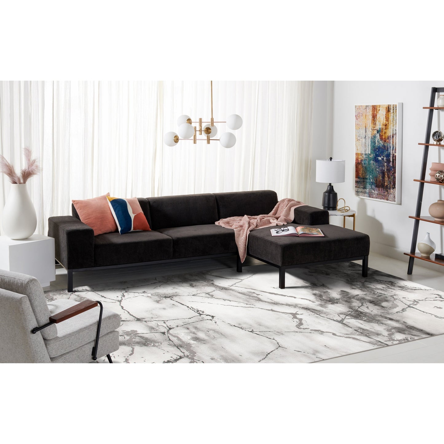 Tapis abstrait moderne SAFAVIEH Craft Miyase