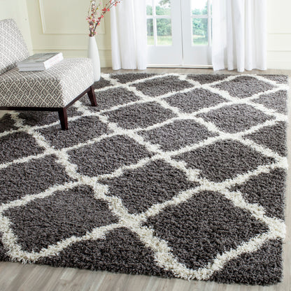 Tapis SAFAVIEH Dallas Shag Darina Trellis de 3,8 cm d'épaisseur