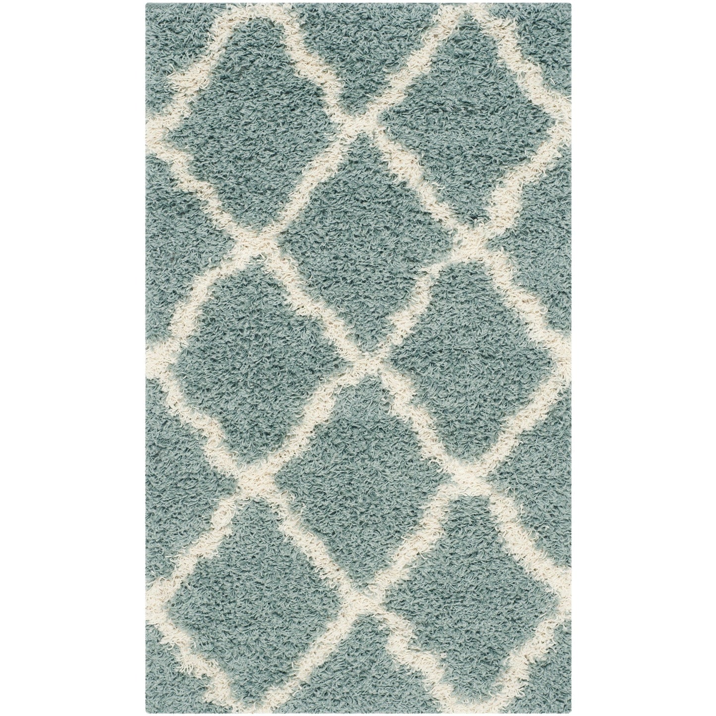 Tapis SAFAVIEH Dallas Shag Darina Trellis de 3,8 cm d'épaisseur