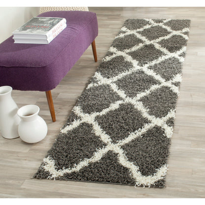 Tapis SAFAVIEH Dallas Shag Darina Trellis de 3,8 cm d'épaisseur