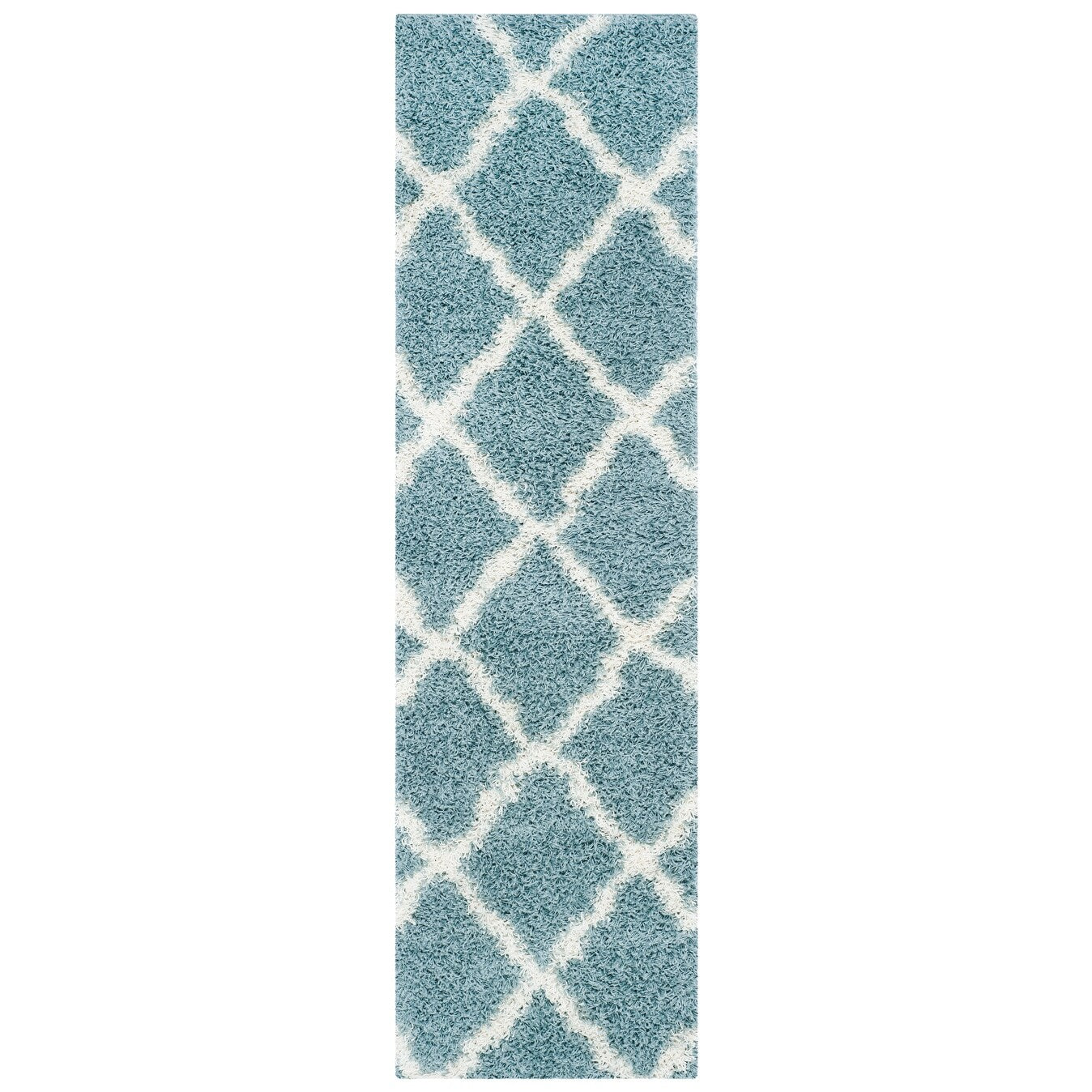 Tapis SAFAVIEH Dallas Shag Darina Trellis de 3,8 cm d'épaisseur