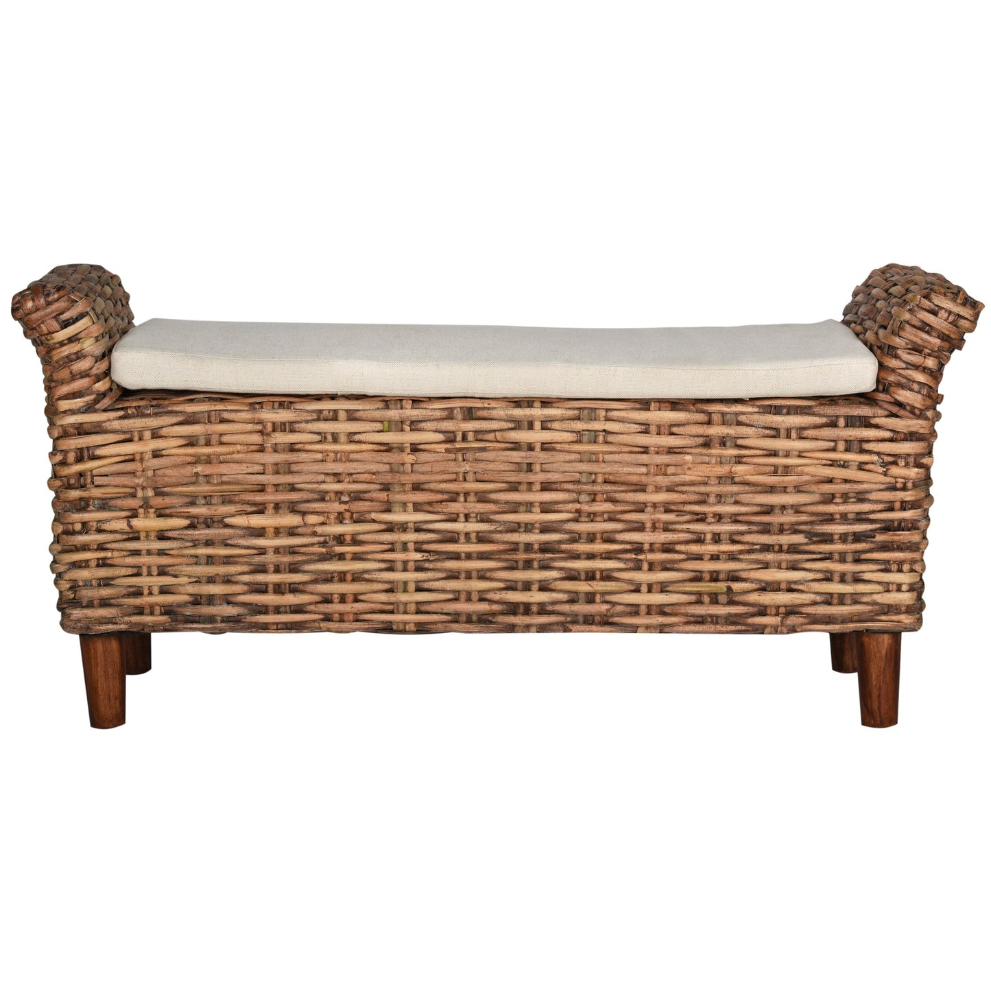 Banc Danna Brown de SAFAVIEH - 43,9 x 14,8 x 21,1 - 44 L x 15 P x 21 H