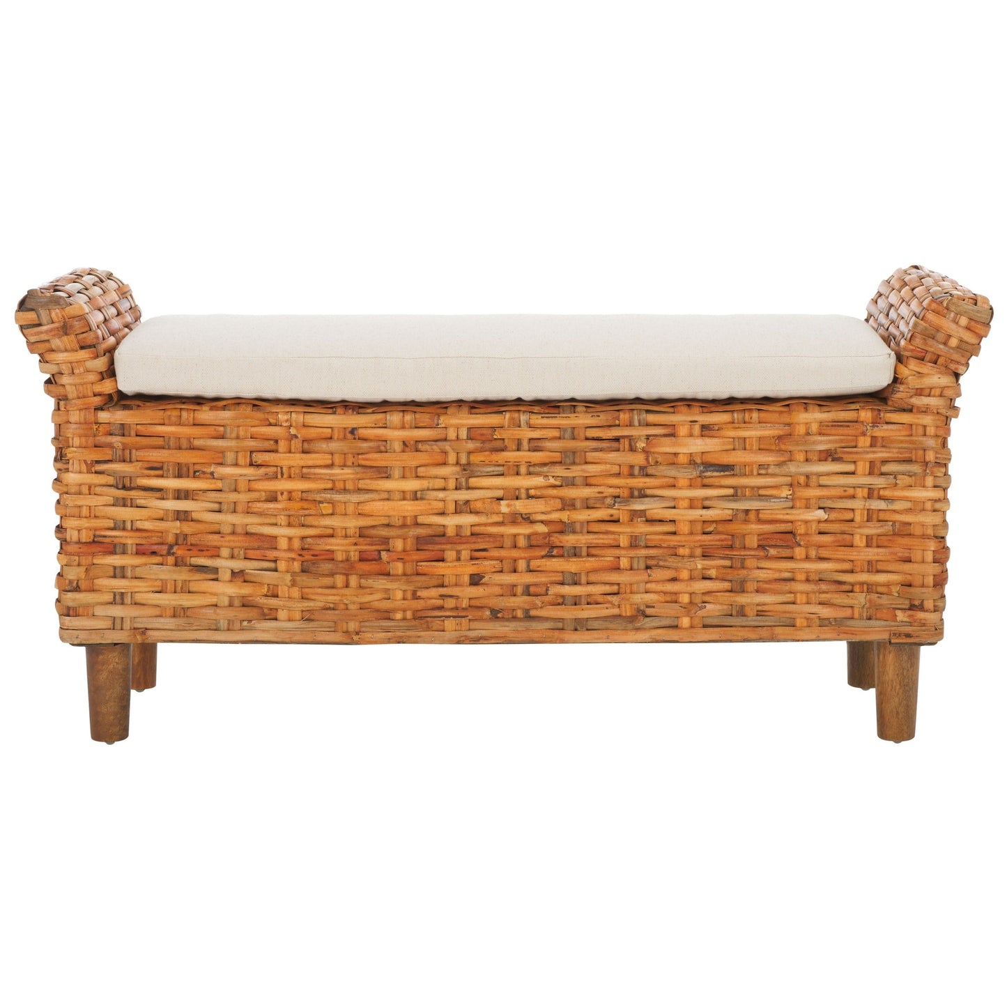 Banc Danna Brown de SAFAVIEH - 43,9 x 14,8 x 21,1 - 44 L x 15 P x 21 H