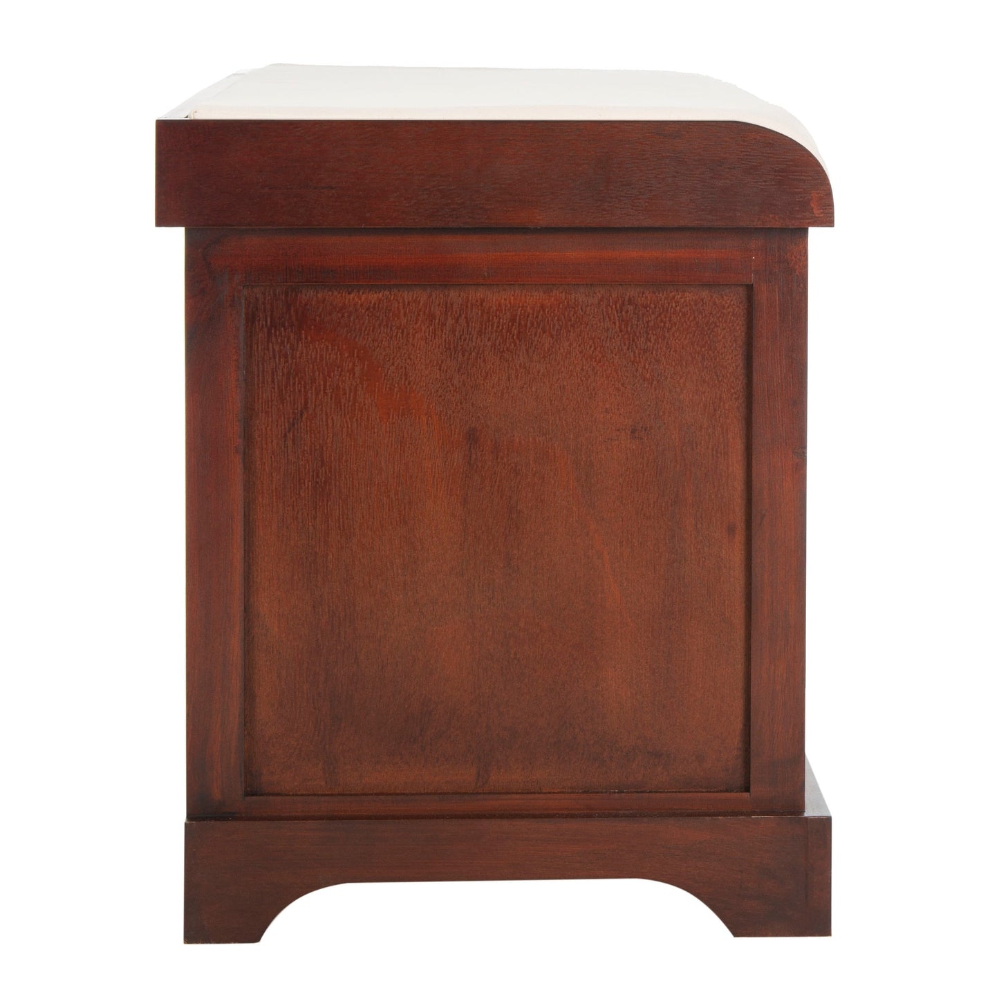 Banc de rangement tressé Euphemia marron SAFAVIEH - 33,5 x 16,1 x 19,9 - 34 L x 16 P x 20 H