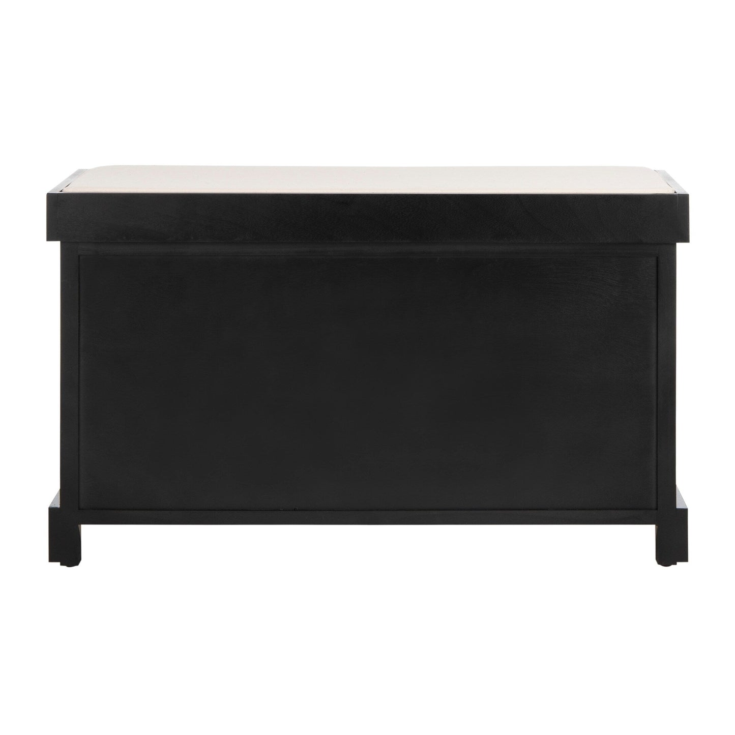 Banc de rangement tressé Euphemia marron SAFAVIEH - 33,5 x 16,1 x 19,9 - 34 L x 16 P x 20 H
