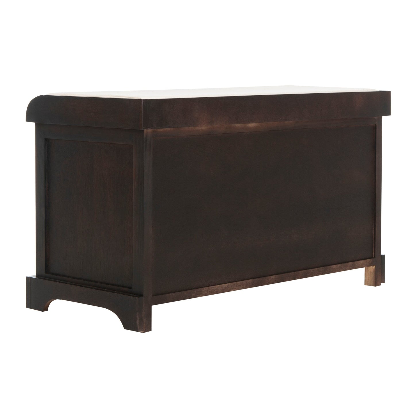 Banc de rangement tressé Euphemia marron SAFAVIEH - 33,5 x 16,1 x 19,9 - 34 L x 16 P x 20 H