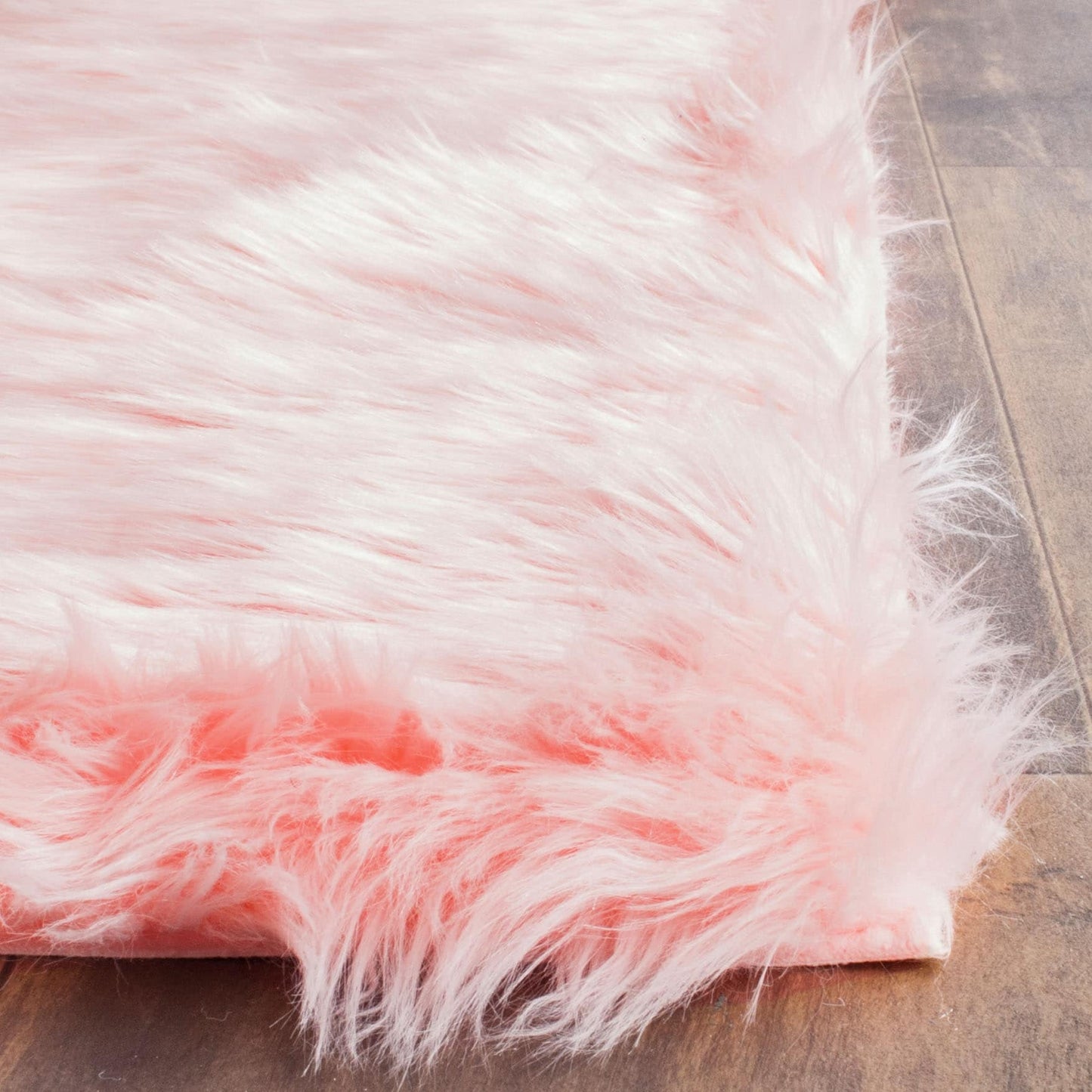 Tapis SAFAVIEH en fausse peau de mouton soyeuse, épaisseur 6 cm