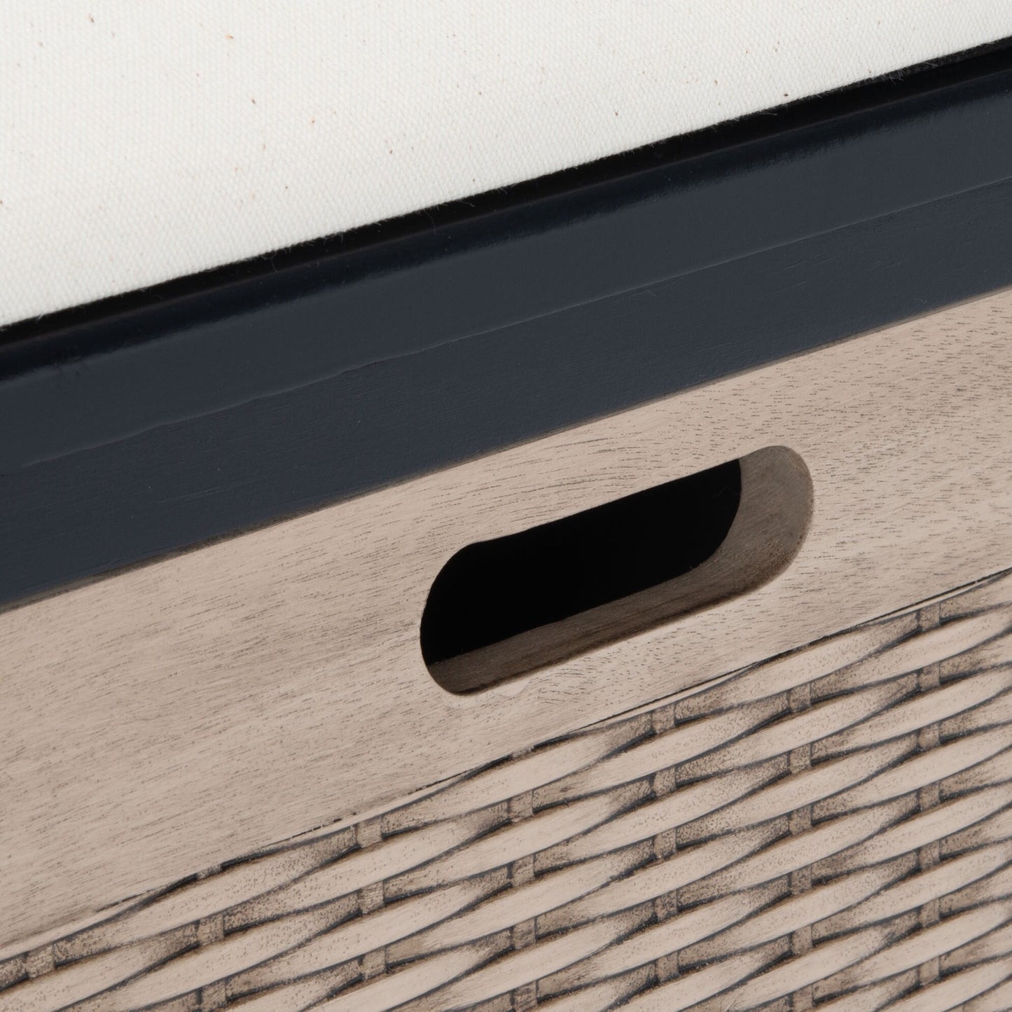 Banc de rangement 3 tiroirs avec coussins SAFAVIEH Fiorello - 47,3 l x 15 L x 19 H - 47 L x 15 P x 19 H