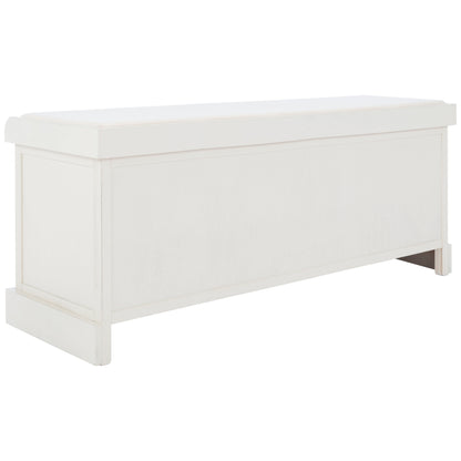 Banc de rangement 3 tiroirs avec coussins SAFAVIEH Fiorello - 47,3 l x 15 L x 19 H - 47 L x 15 P x 19 H