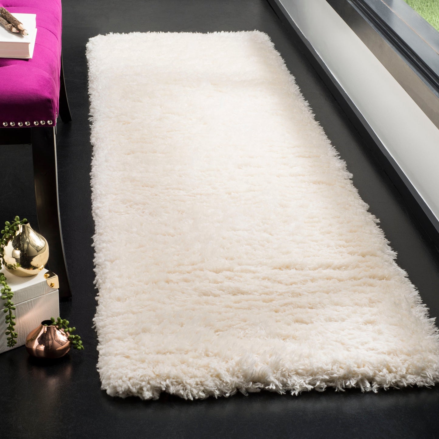 Tapis SAFAVIEH Flokati Shag Wynne de 7 cm d'épaisseur
