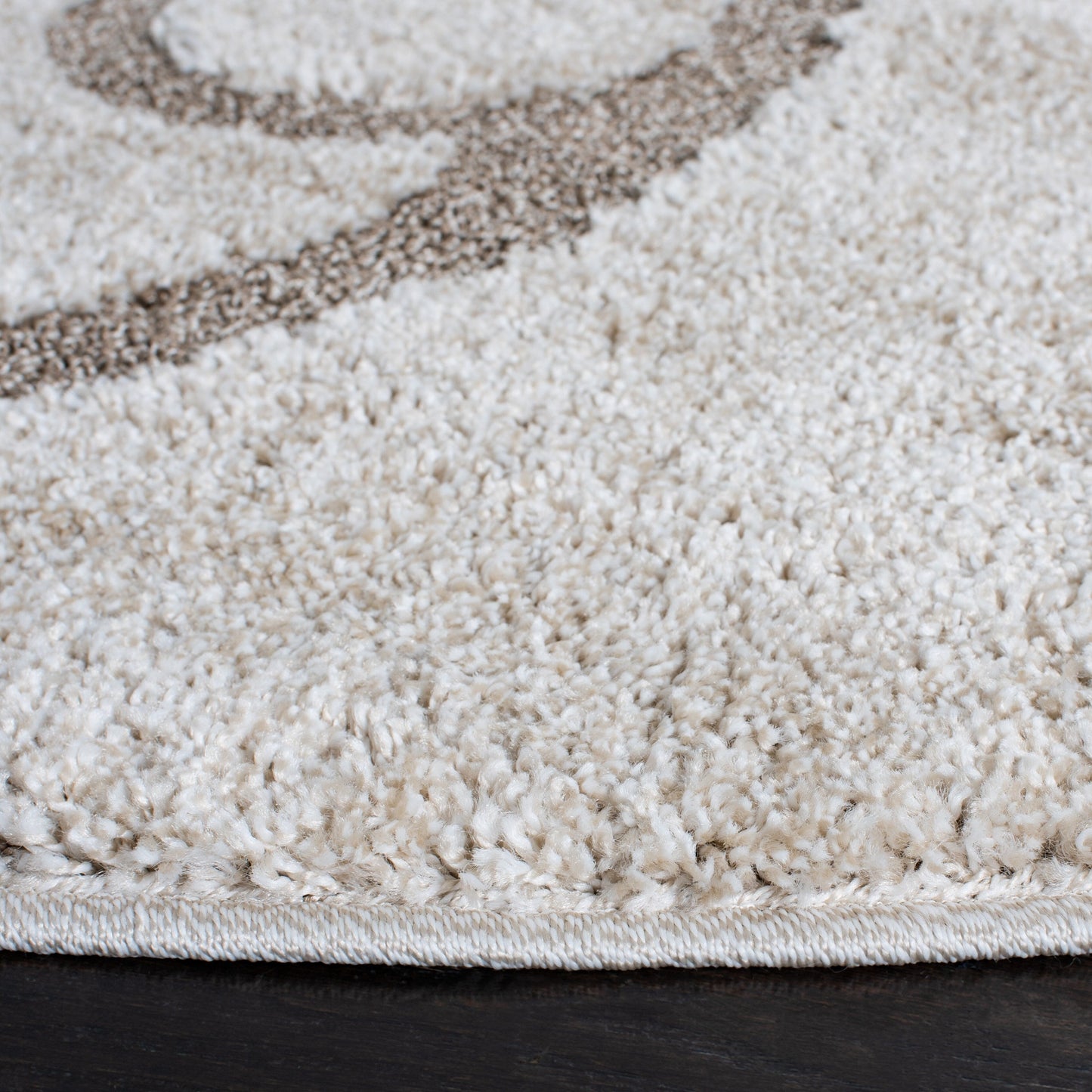 Tapis texturé SAFAVIEH Florida Ryung Shag Scroll de 3 cm d'épaisseur