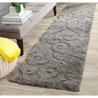 Tapis texturé SAFAVIEH Florida Ryung Shag Scroll de 3 cm d'épaisseur