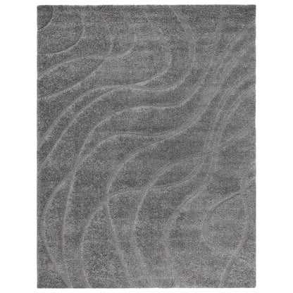 Tapis SAFAVIEH Florida Shag Staka Abstract Waves de 3 cm d'épaisseur