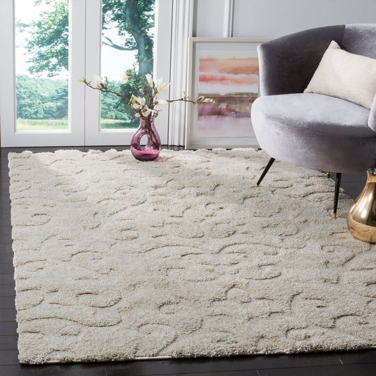 Tapis SAFAVIEH Florida Shag Tjabbe Scroll Area de 3 cm d'épaisseur