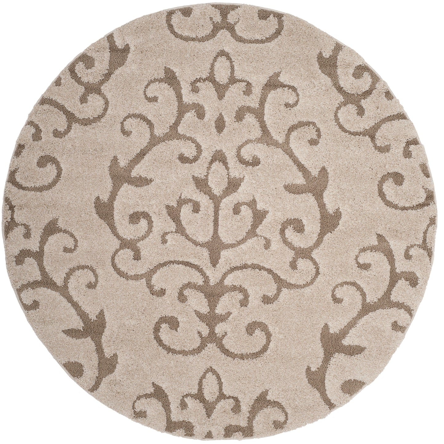Tapis SAFAVIEH Florida Shag Tjabbe Scroll Area de 3 cm d'épaisseur