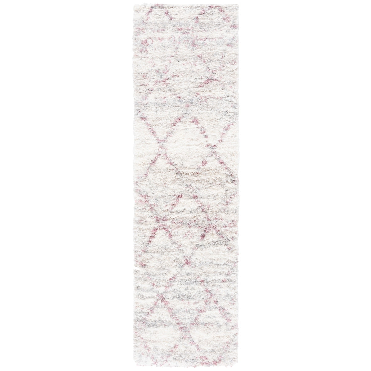 Tapis SAFAVIEH Fontana Shag Marye Modern Trellis de 5 cm d'épaisseur