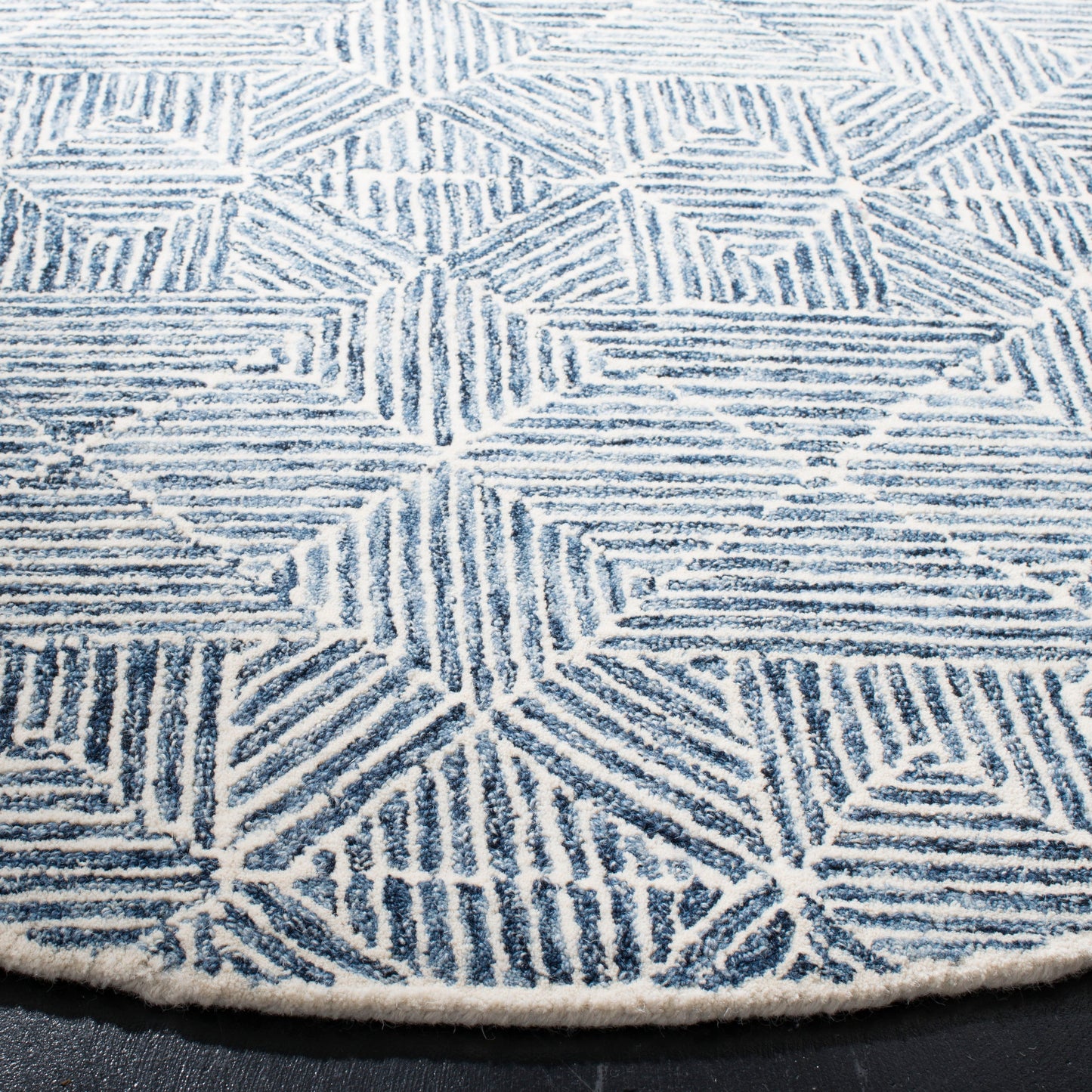 Tapis moderne en laine SAFAVIEH fait main, abstrait, Harmonna