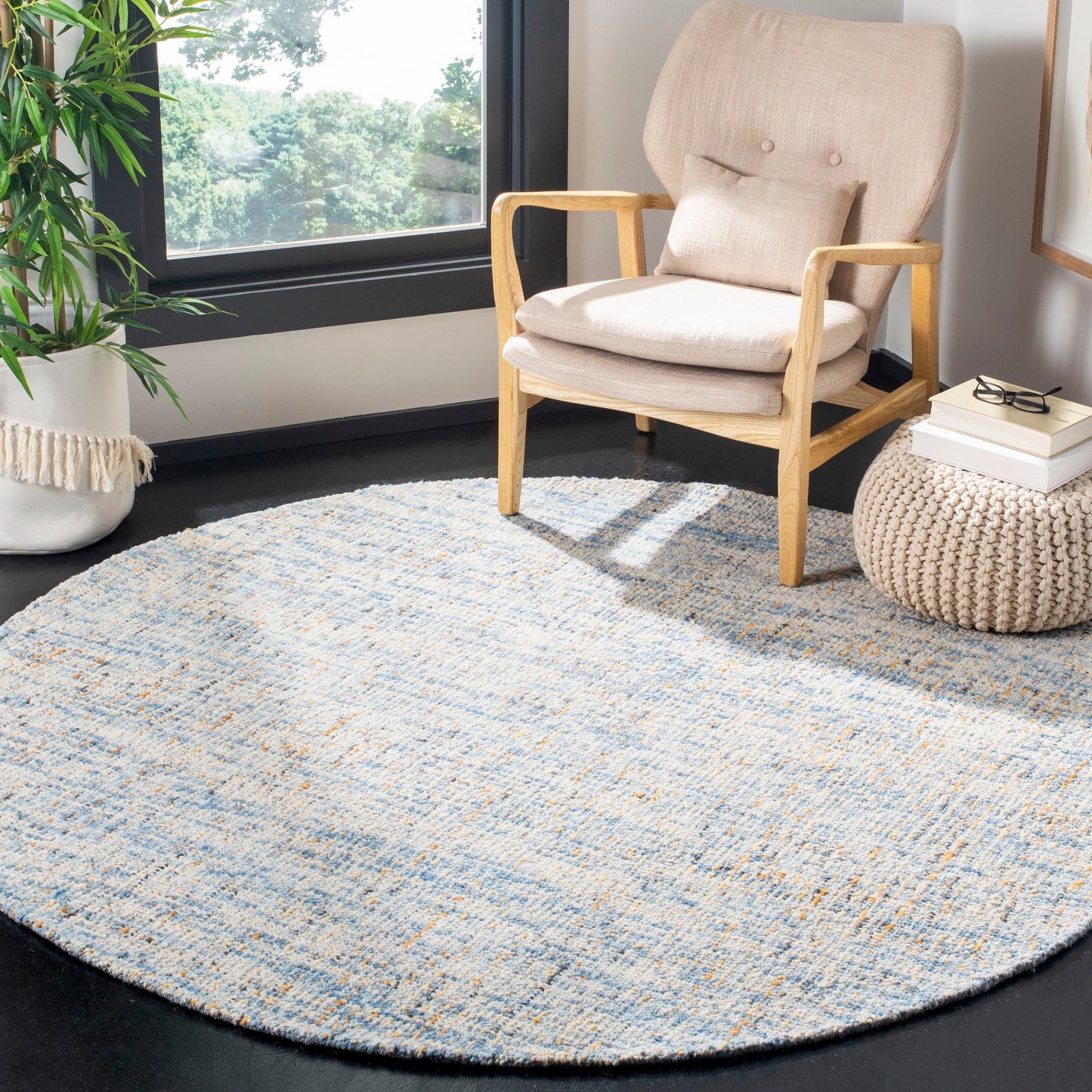 SAFAVIEH Tapis moderne en laine abstrait fait main Lotje