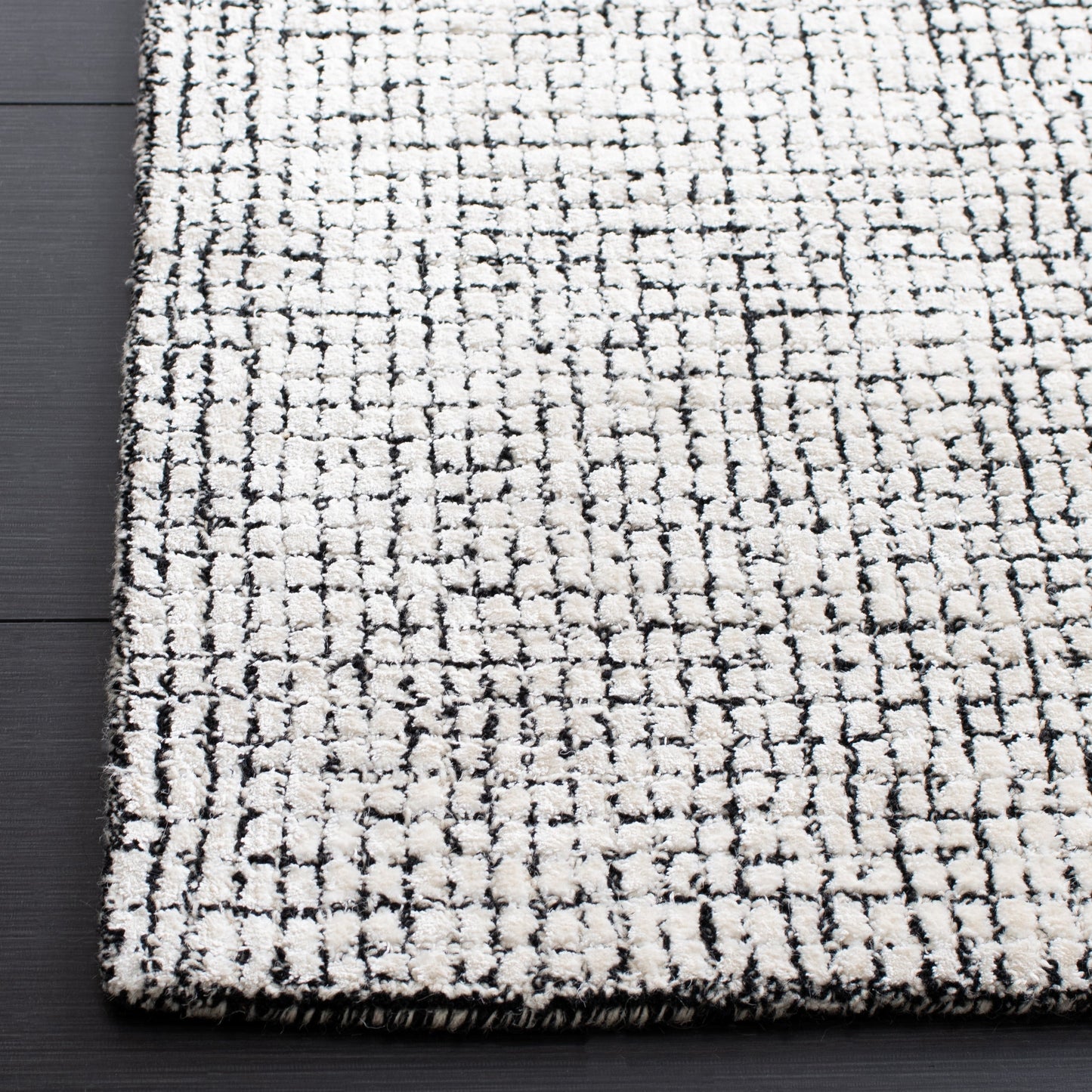 Tapis moderne en viscose SAFAVIEH fait main, abstrait, Marikka
