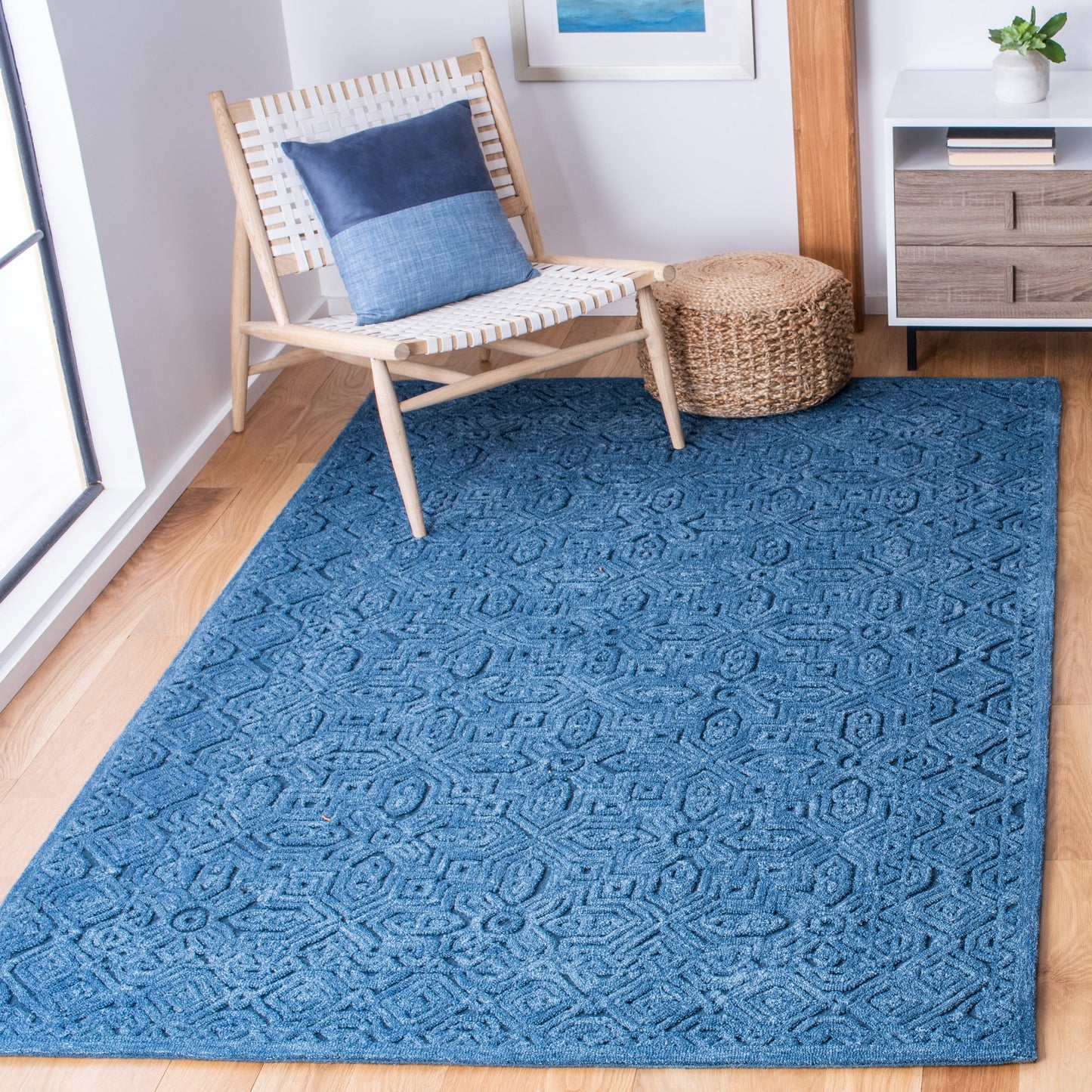 Tapis texturé en laine Tarsha fait main SAFAVIEH