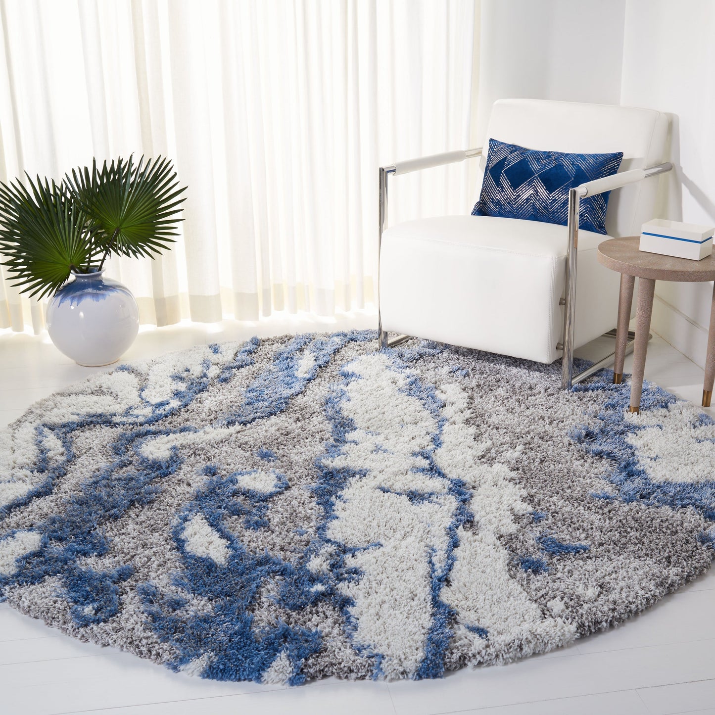 Tapis SAFAVIEH Horizon Shag Remona de 6,6 cm d'épaisseur