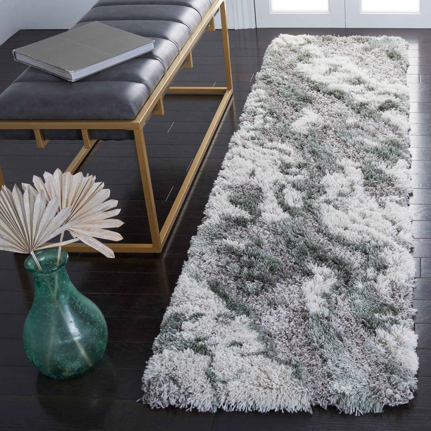 Tapis SAFAVIEH Horizon Shag Remona de 6,6 cm d'épaisseur