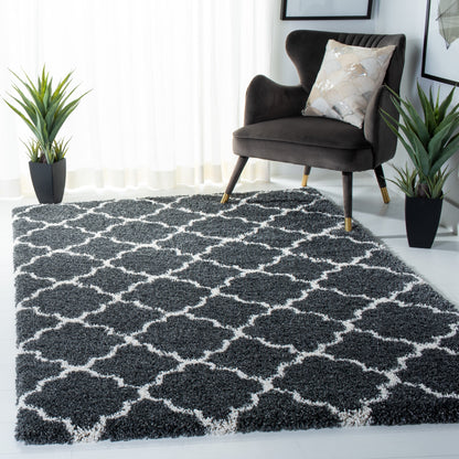 Tapis SAFAVIEH Hudson Shag Jeryl Glam Trellis de 5 cm d'épaisseur