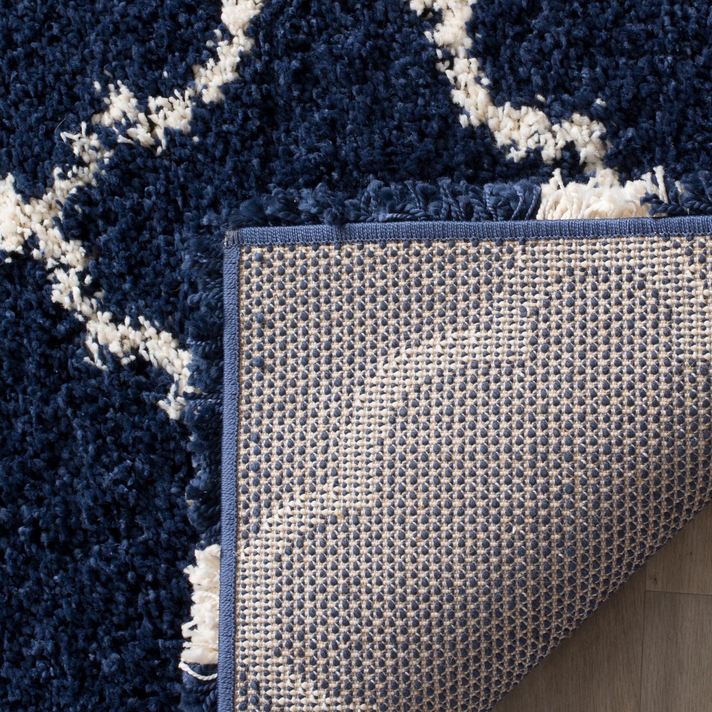 Tapis SAFAVIEH Hudson Shag Jeryl Glam Trellis de 5 cm d'épaisseur