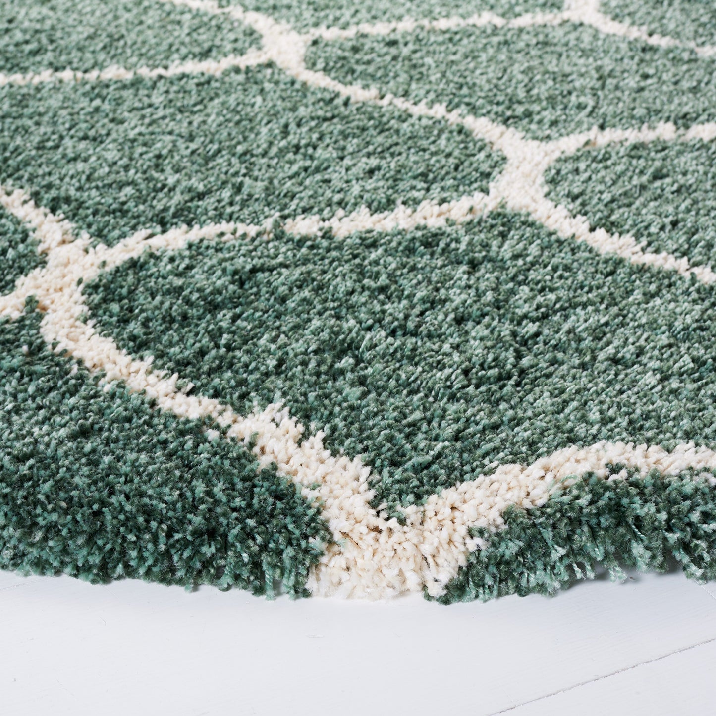 Tapis SAFAVIEH Hudson Shag Pushpa Trellis de 5 cm d'épaisseur