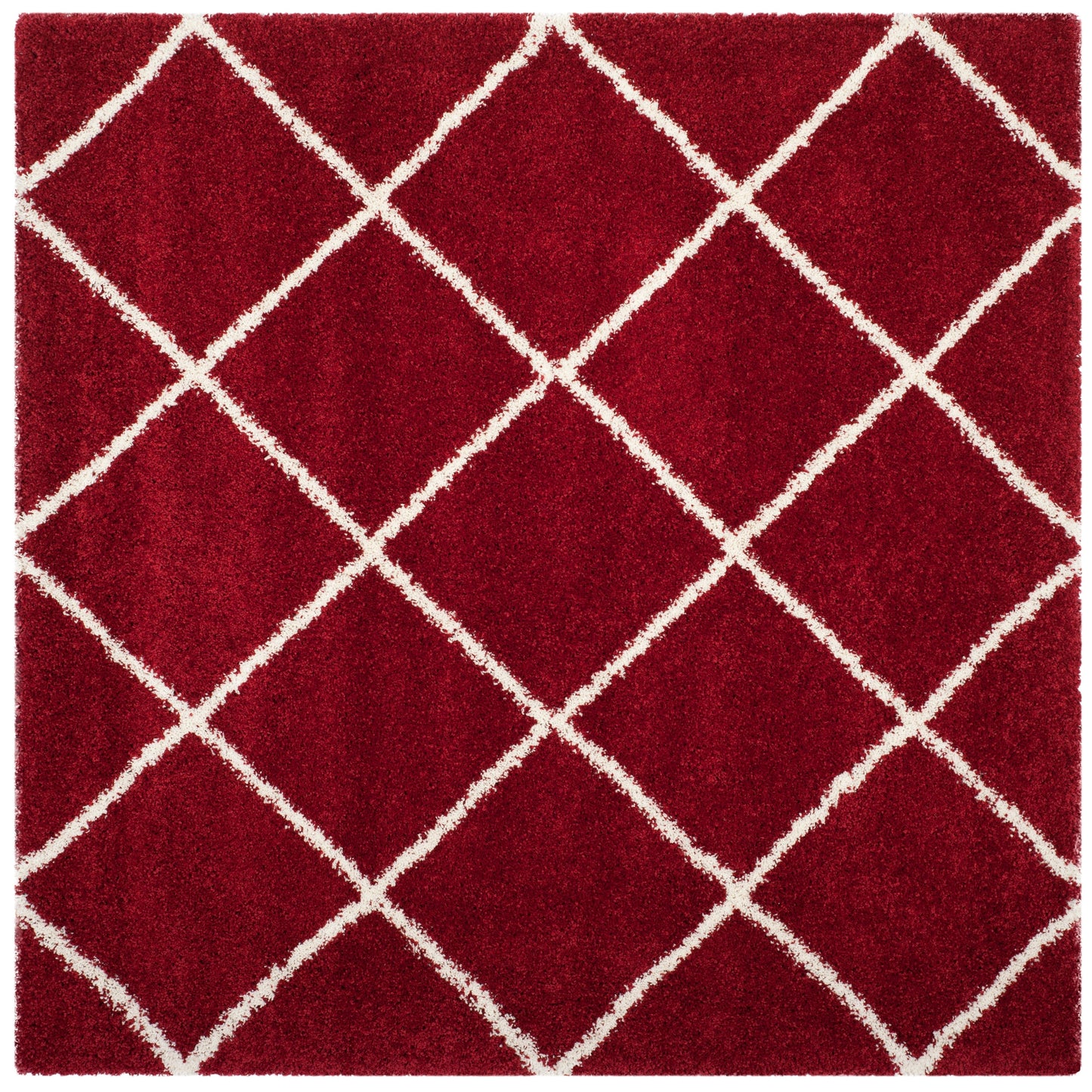 Tapis SAFAVIEH Hudson Shag Raili Diamond Trellis de 5 cm d'épaisseur